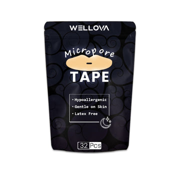 Wellova Nasal Strips for Sleeping – 30 PCS | Stop Snoring & Nasal Congestion Relief | Comfortable, Fast-Acting Strips for Deeper Sleep & Clearer Breathing