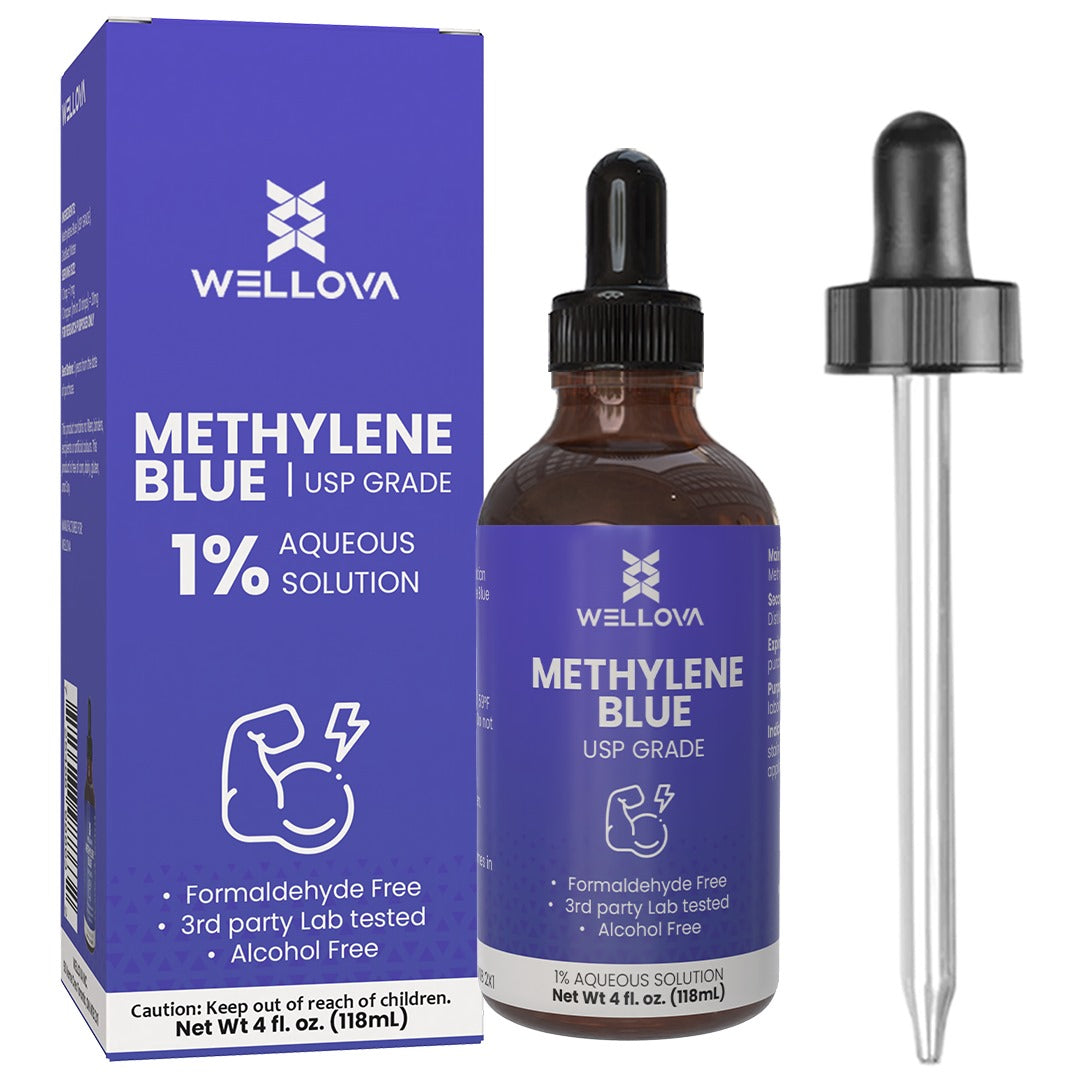 Methylene Blue Collection | USP Grade Solutions & Powder | Wellova ...
